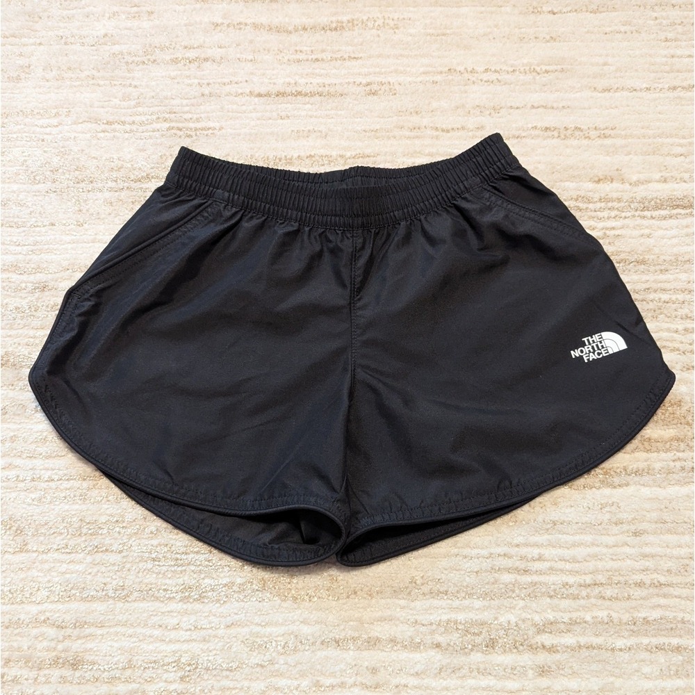 North Face Adobe Creek Water Shorts FlashDry XS Black Circular Design Running